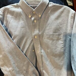 Class Club Light Blue Casual Button Down Shirt